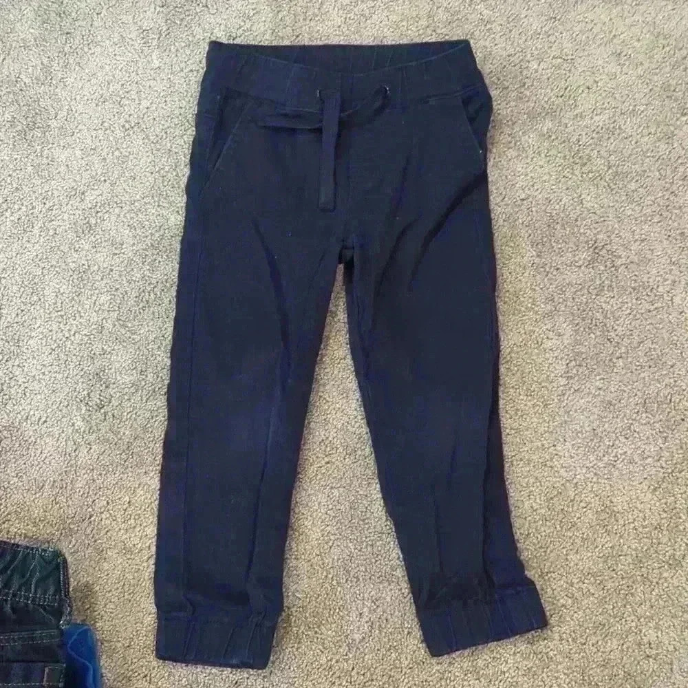 2t3t little bibsy navy blue chinos